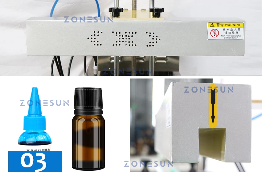 ZONESUN ZS-FK6000 Water-cooling Induction Aluminum Foil Sealing Machine