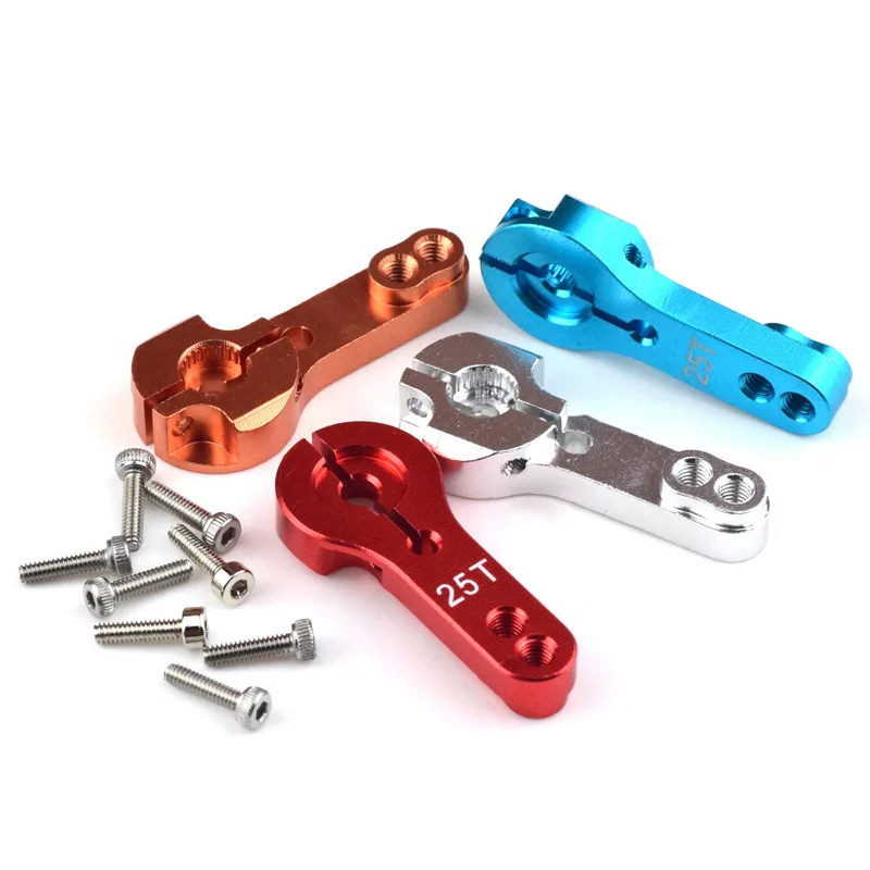 25T M3 Metal Aluminium Titanium RC Servo Arm Horn Futaba Savox - Foto 4