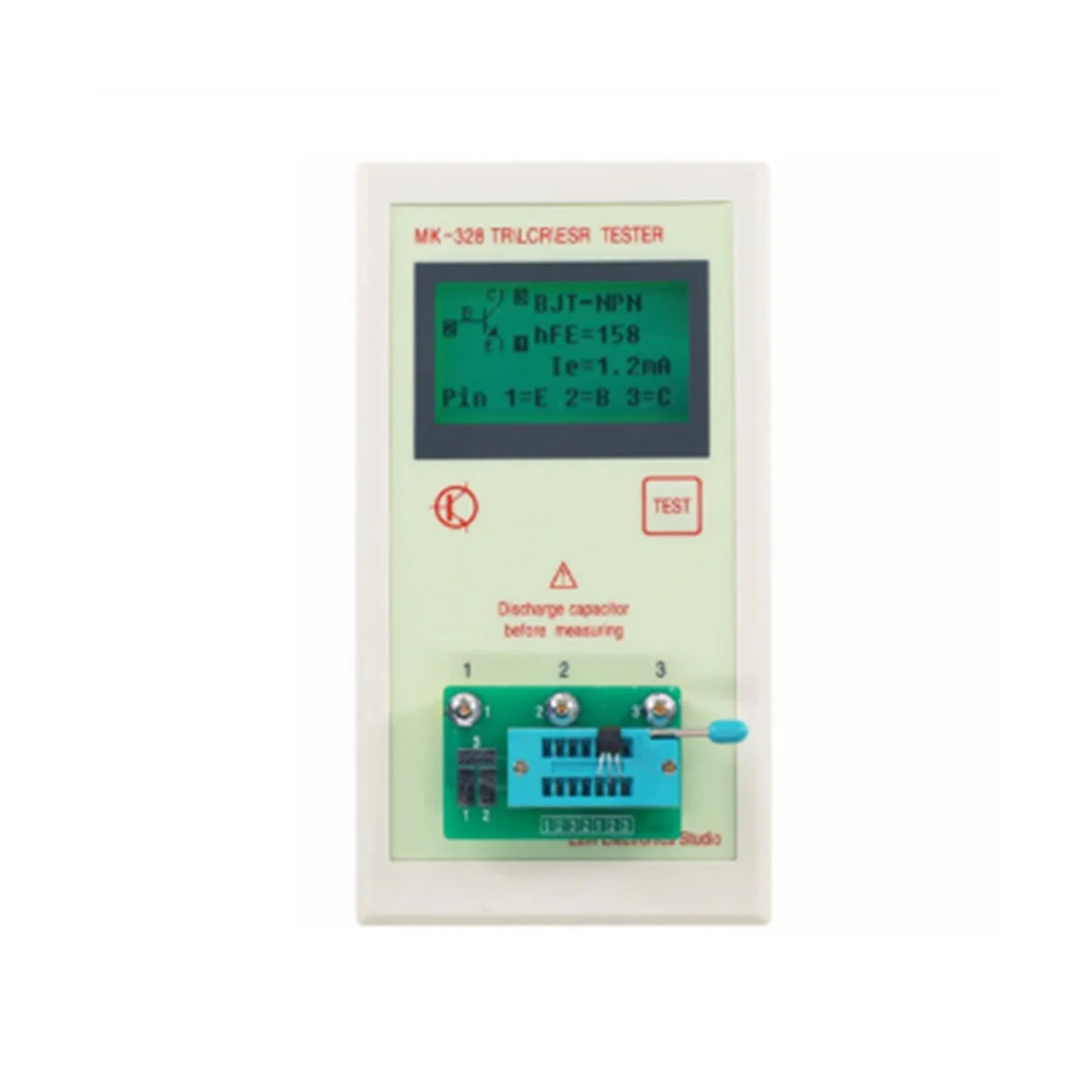 MK-328 ĳн  Ʈ Ʈ̿ ׽, δϽ ĿнϽ  跮, ESR LCR NPN PNP MOS