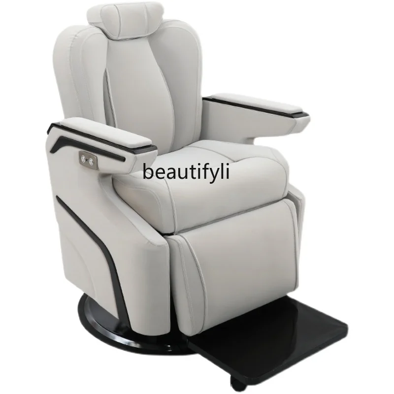 Hair Care Center Electric down Hair Care Physiotherapy Chair for Hair Salon  Beauty and Hairdressing Adjustable Large Chassis high end haircut chair hairdressing chair beauty care big chair can be put down