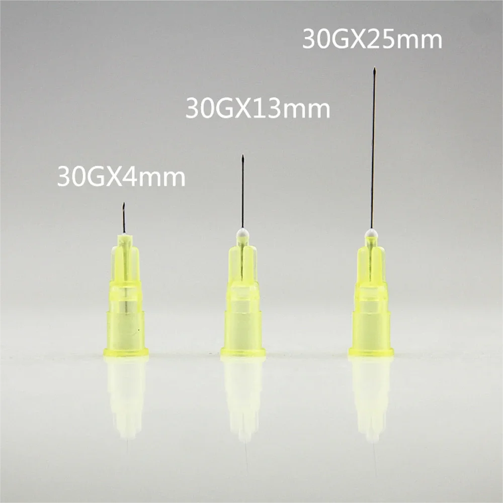 Eyelid Tools Painless small needle 32G 6/13/4mm painless beauty ultrafine 34G *4mm ,34G * 1.5mm ,34G 2.5mm syringes Needles Tool