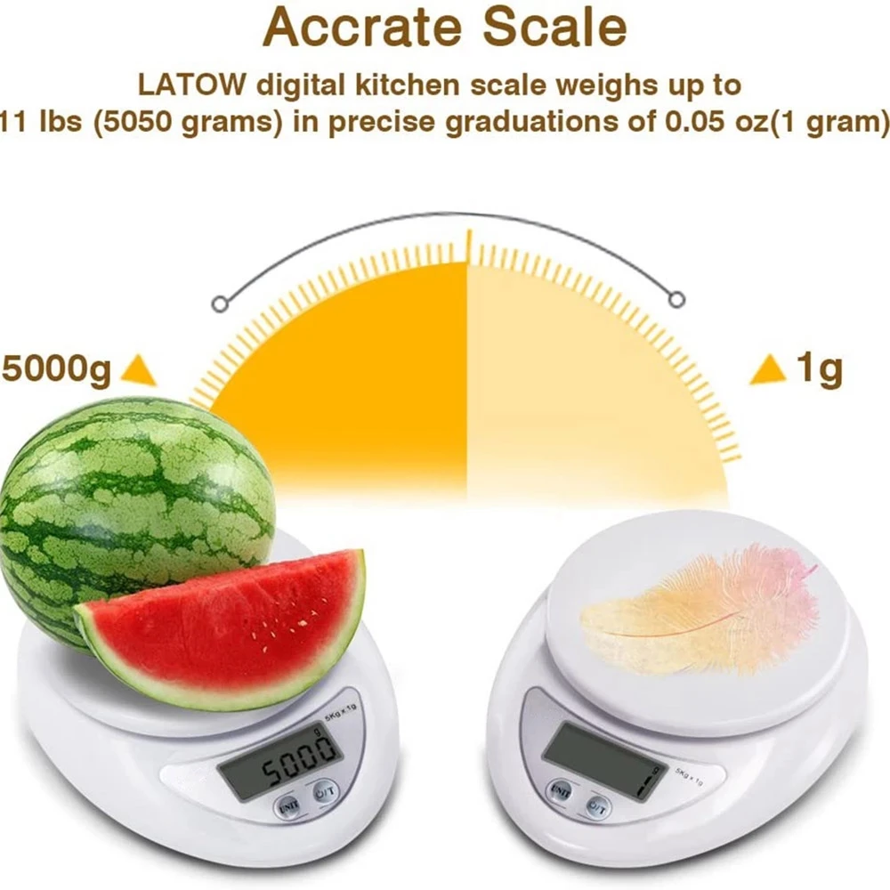 Portable Digital Kitchen Scale 4