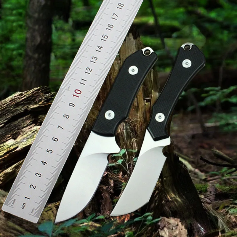 

8CR1 3MOV нож из нержавеющей стали для кемпинга с фиксированным клинком рукоятка G10 портативный карманный нож для выживания тактический военный нож