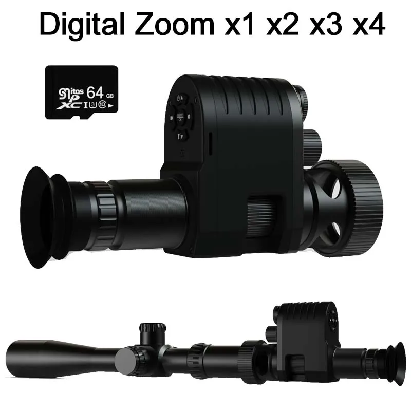 M44XDigitalZoomMonocularsTelescopeAddonAttachment300MInfrared