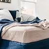100% Linen Fitted Bed Sheet Mattress Cover Natural Washed French Flax Soft Natural Breathable Deep Pockets Farmhouse Bedding 4