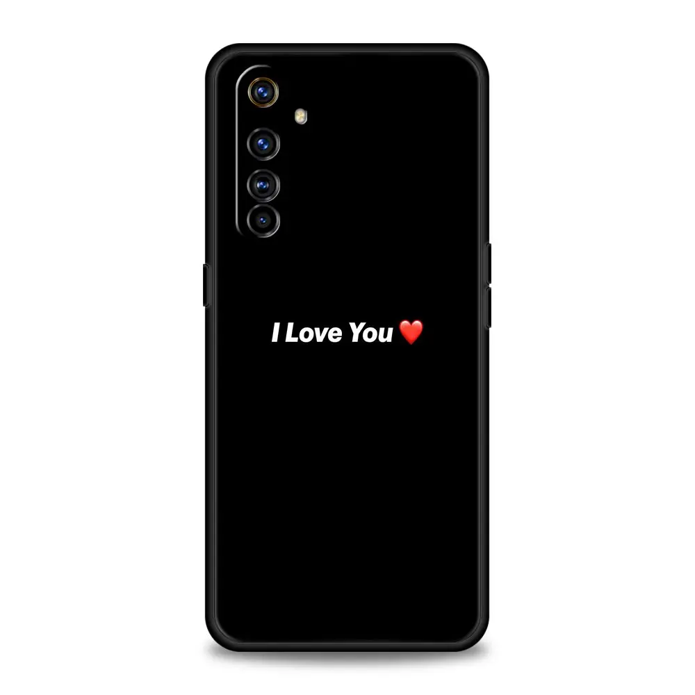 I Love You Pink Heart Soft Phone Case