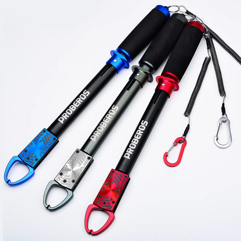 Fisch Lippen greifer 25cm Aluminium legierung Köder Fisch Controller große Fisch klemme Angel werkzeug Fisch zange lockt Fang Fisch Clip – Detail 13
