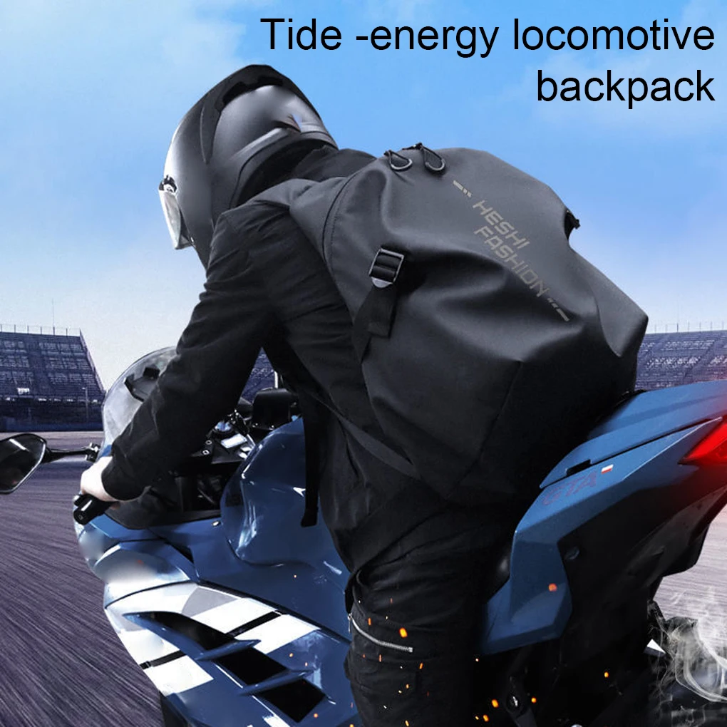 Waterproof Motorcycle Helmet Bag Motorcycle Cycling Large Capacity Helmet Storage Bag Business Travel Laptop Backpack