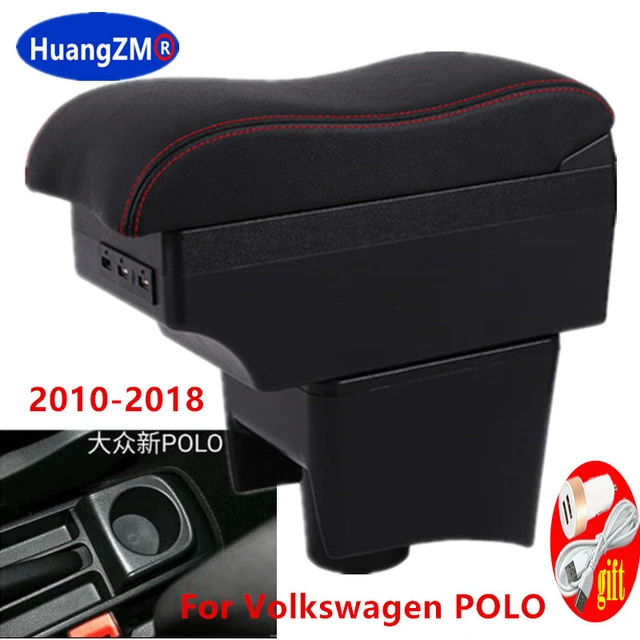 For Volkswagen POLO Armrest new For VW POLO Mk5 6R Vento Car Armrest box  2012-2018 Center Storage box Car accessories Retrofit - AliExpress