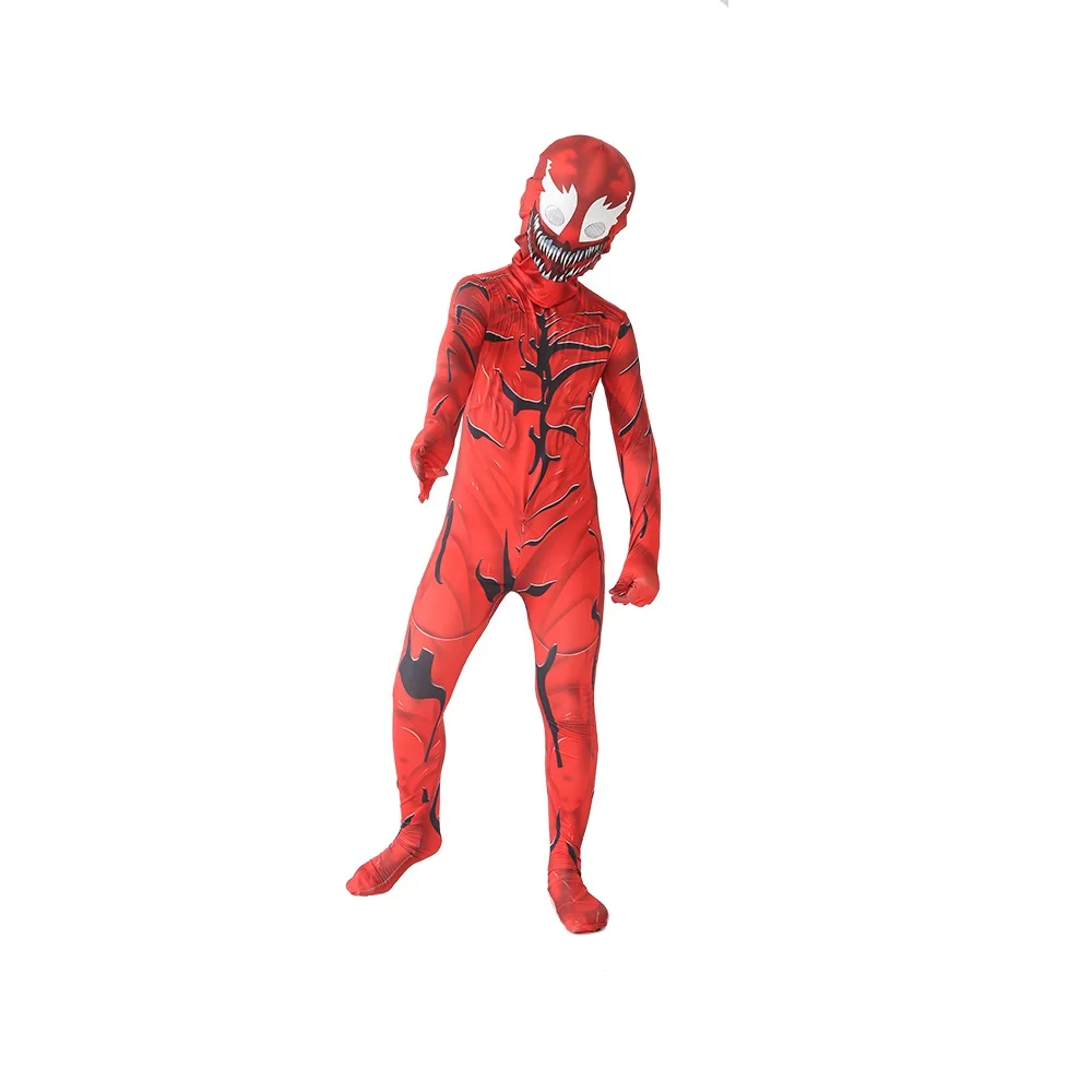 Venom Costume Cosplay Superhero Marvel Superhero Costume Cuit Jumpsuit Bodysuit Anime Halloween Adult Kids Kids Boys