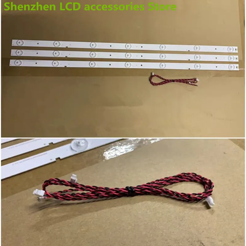 new original for Panasonic Changhong Hisense Haier LCD TV backlight strip 32 inch 3V 6V  LED lens LCD TV universal 100%NEW 