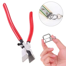 

Lanyard Blank Pliers 40pcs 25 mm Clamp Clasp Pendant with Key Ring, Craft Set for Making DIY Keychains 2022 Dropshipping