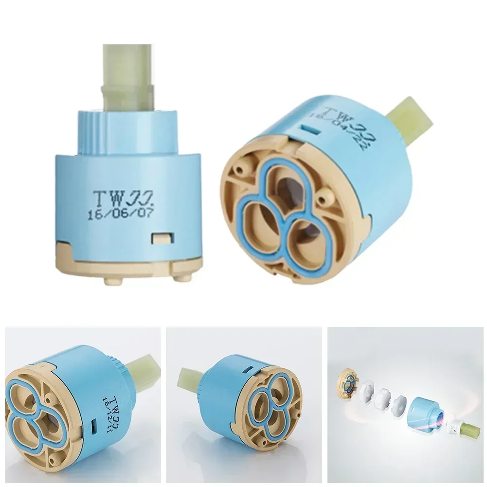 Ceramic Tap Cartridge Valve Kitchen Tap Mixing High Spool Valve 35mm/40mm 1pc Home Hardware Replacement Accessories