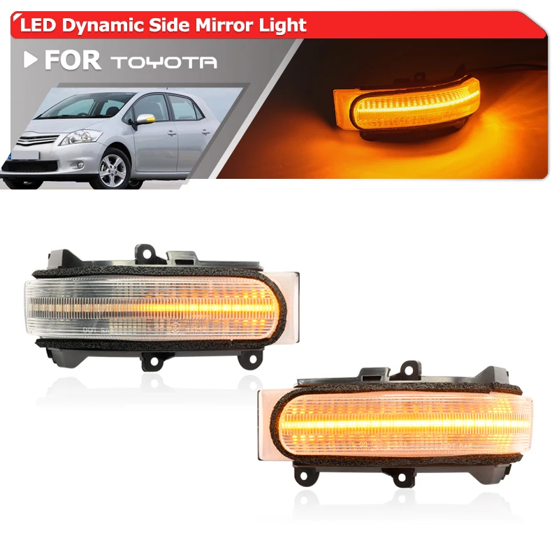 

Для Toyota Auris/Auris Hybrid 2010-2012 Corolla Saloon 2010-2013 Scion tC xB последовательная зеркальная оболочка