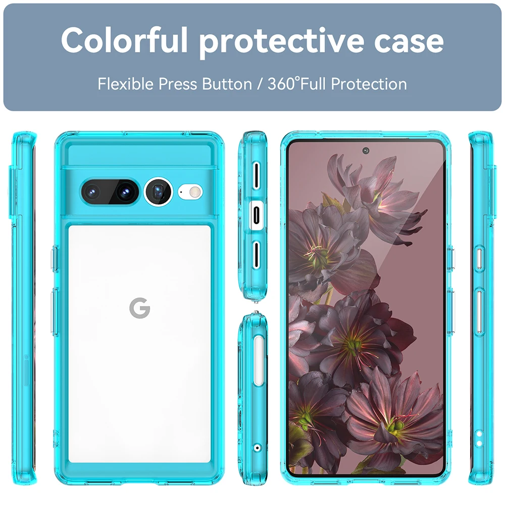 Crave Clear Guard for Pixel 6a Case, Shockproof Clear Case for Google Pixel  6a