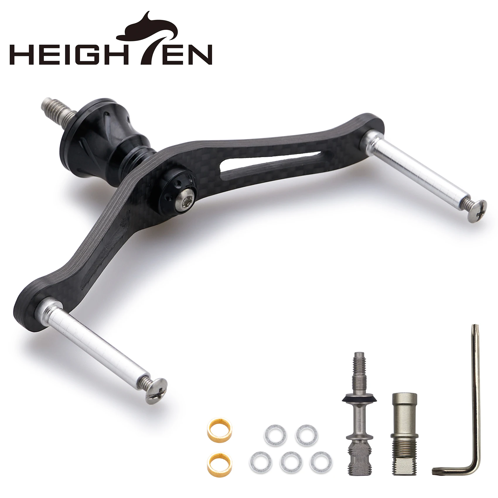HEIGHTEN Shimano daiwa用カーボンハンドル付きスピニング