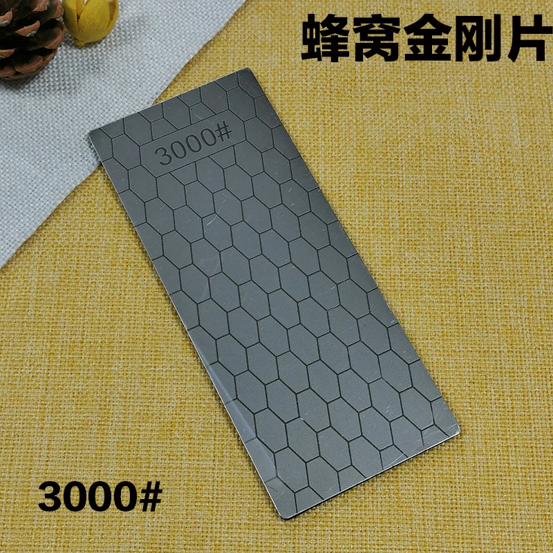 سكاكين الماس شحذ الحجر 240 # -3000 #   مبراة سكاكين من حجر الطحن رفيعة للغاية لسطح قرص العسل