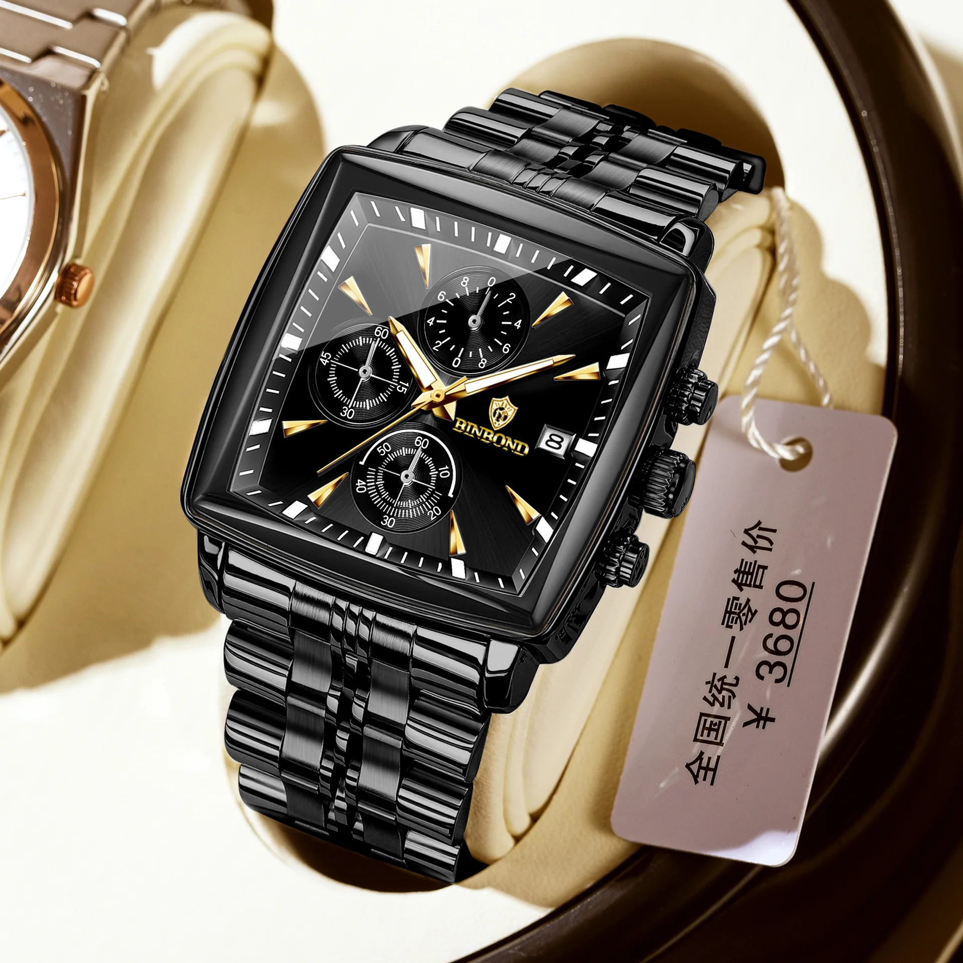 Men Watch Light Luxury Brand High end Business Multi functional