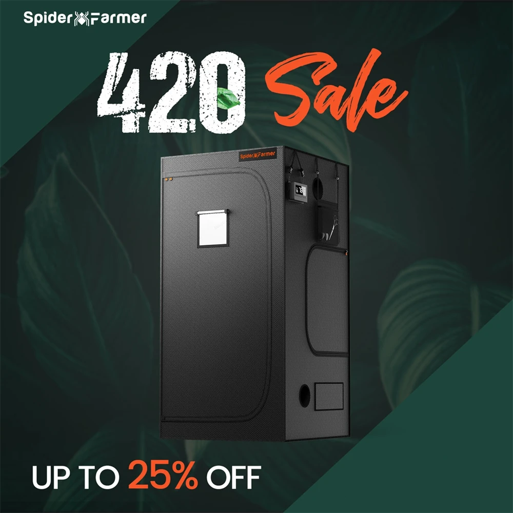 

Spider Farmer SF90X90X180CM Grow Tent Reflective Mylar 1680D Oxford Cloth Indoor Hydroponics Home Veg Flower Plants