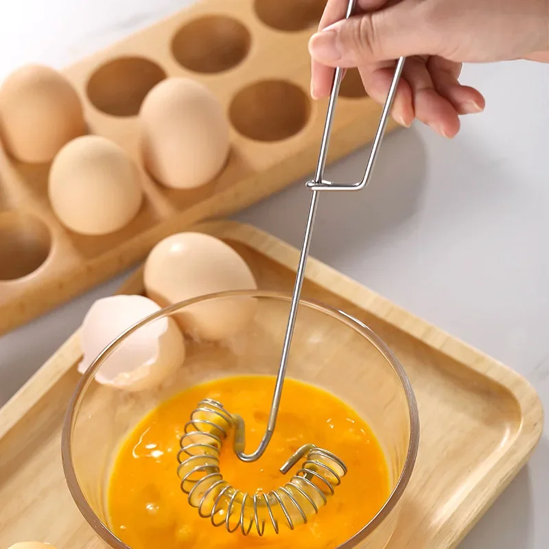 Hand Whisk Baking Tools Spring Stainless Steel Egg Whisk Hand Whipped Cream