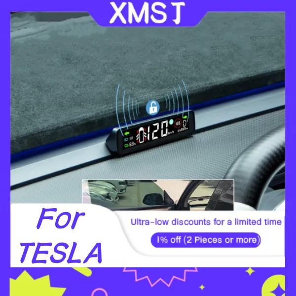 

For Tesla Model 3 Y 3.9 inch Head Up Display Speedometer Auto Hud Electronics Accessories