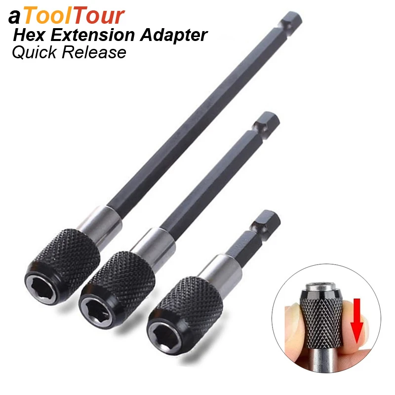 Screwdriver Hex Adapter Quick Release Drill Bit Change