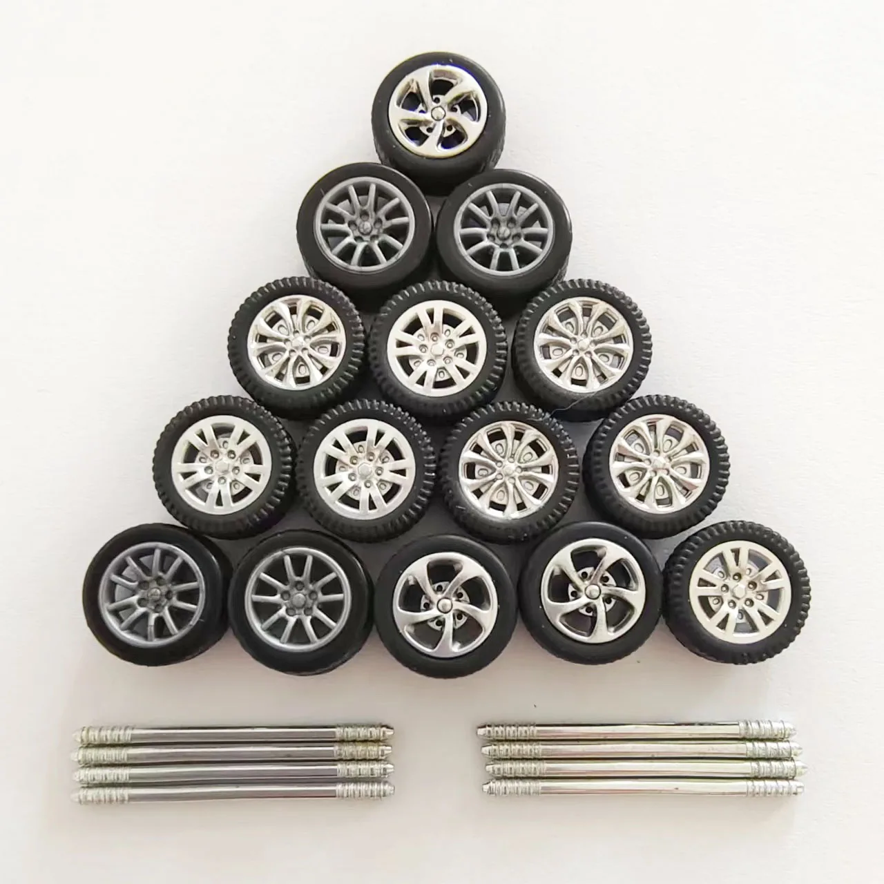 1 64 Scale Wheels Axles 1 64 Scale Wheels Tires Model Car Wheels Axles 80pcs Aliexpress