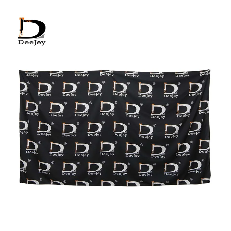 

custom printed repeat logo cloth backdrop for photography or party 1.5meter width from 1meter length on