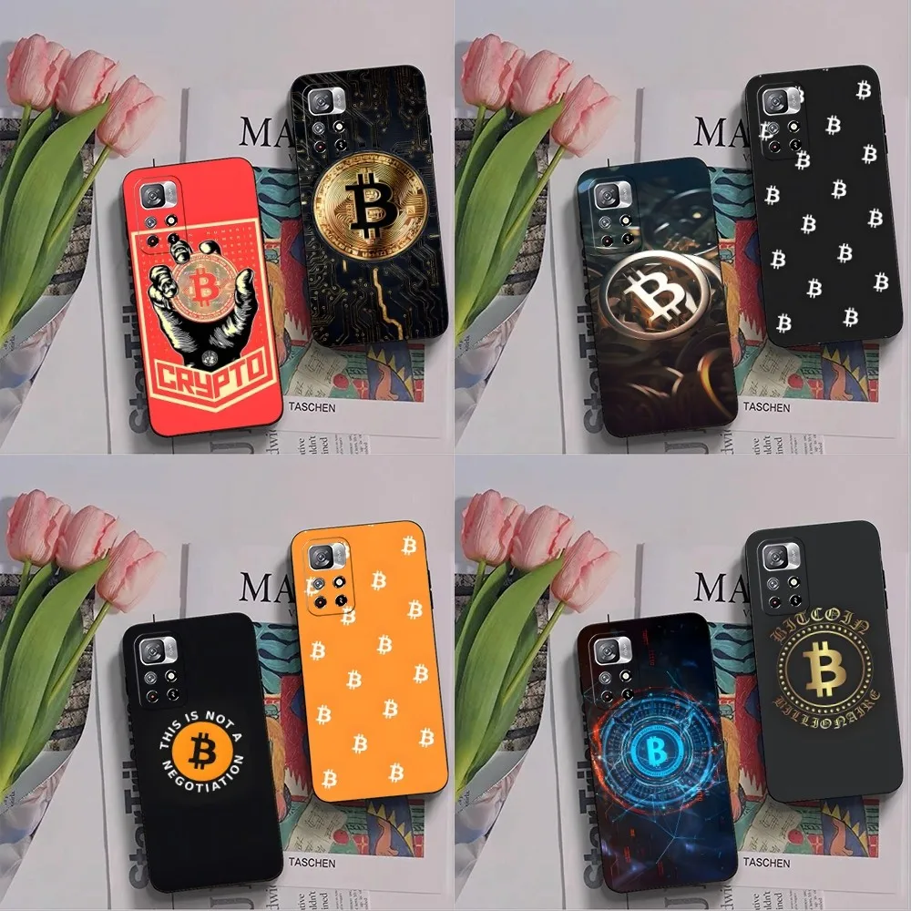 Sleek Bitcoin Design Phone Case Cover