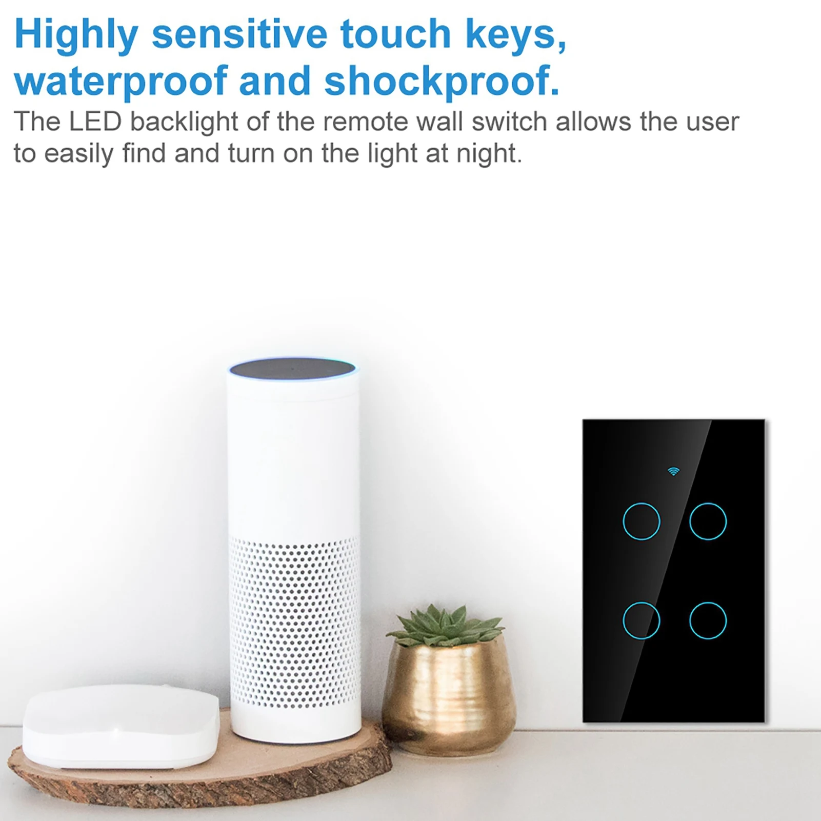 WiFi Touch Screen Smart Switch for Home Automation