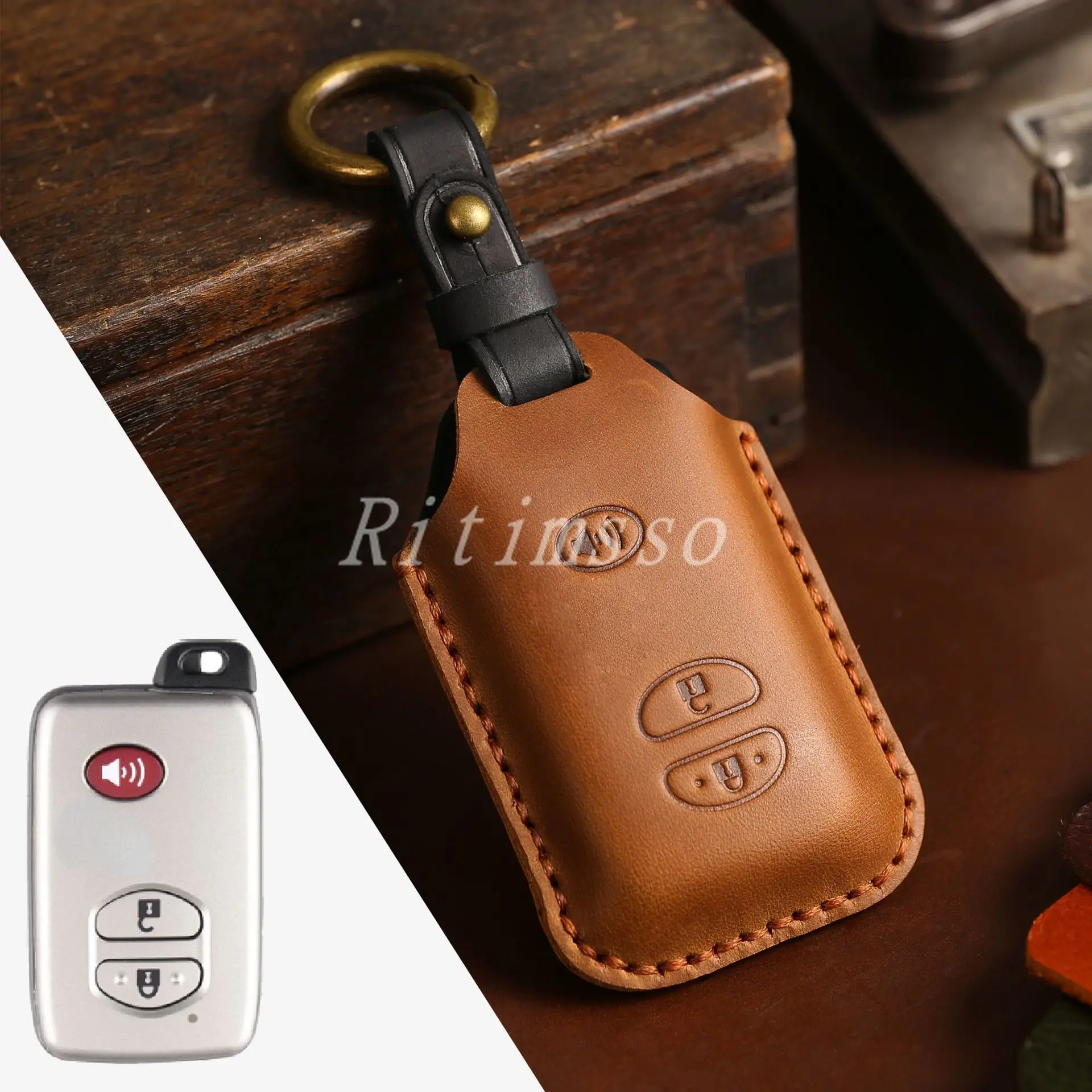 Replacement Keyless Entry Remote Shell/Case For Toyota Prius (2010-2014) – Black, No Programming Needed