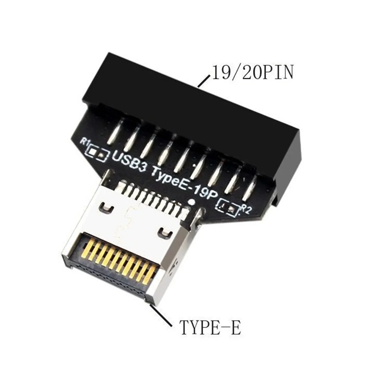 USB3.2 Type-E 20Pin to USB 19P Chassis Front USB Type A Type C Extension Adapter for Desktop Motherboard usb extension adapter