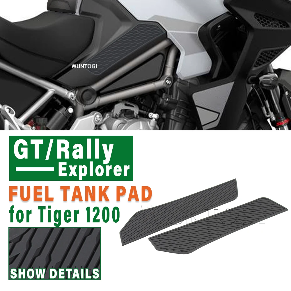 

For Tiger 1200 GT Explorer Tiger 1200 Rally Explorer 2022 Explorer Accessories Motorcycle Fuel Tank Pads Knee Grips Decal