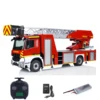 New 1:14 RC Fire Truck Rescue Fire Vehicle TOUCAN Painted Assembled Radio Control Sound Light Car Trucks Model Toys 2