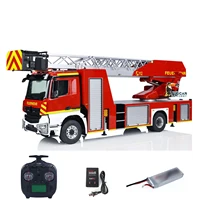 New 1:14 RC Fire Truck Rescue Fire Vehicle TOUCAN Painted Assembled Radio Control Sound Light Car Trucks Model Toys 2