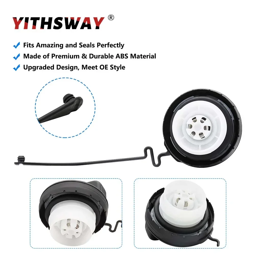 Toyota Sienna Accessories 77300-07030 Fuel Tank Cap Compatible With Toyota Venza Highlander Sienna Tacoma Camry RAV4 Corolla Avalon Tundra Sequioa Lexus Gas Cap