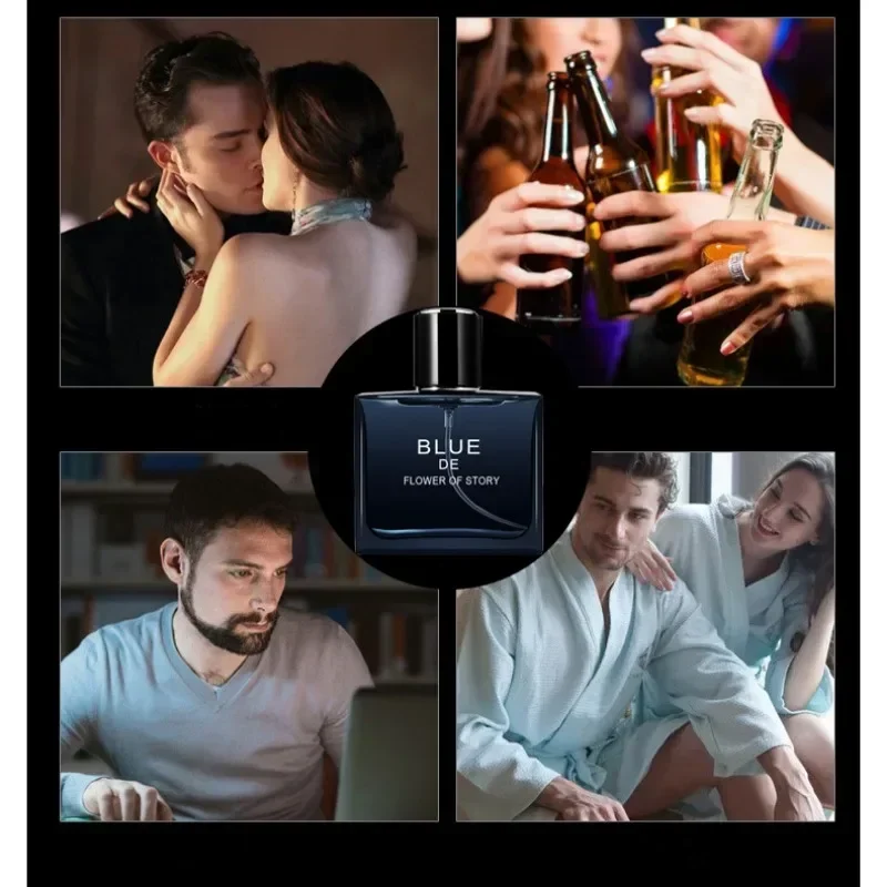 Brand 50ml Cologne Perfume Homme Eau De Parfum For Men Attracting Profumi Workdating Fresh Perfumes Feminino Lasting Scent