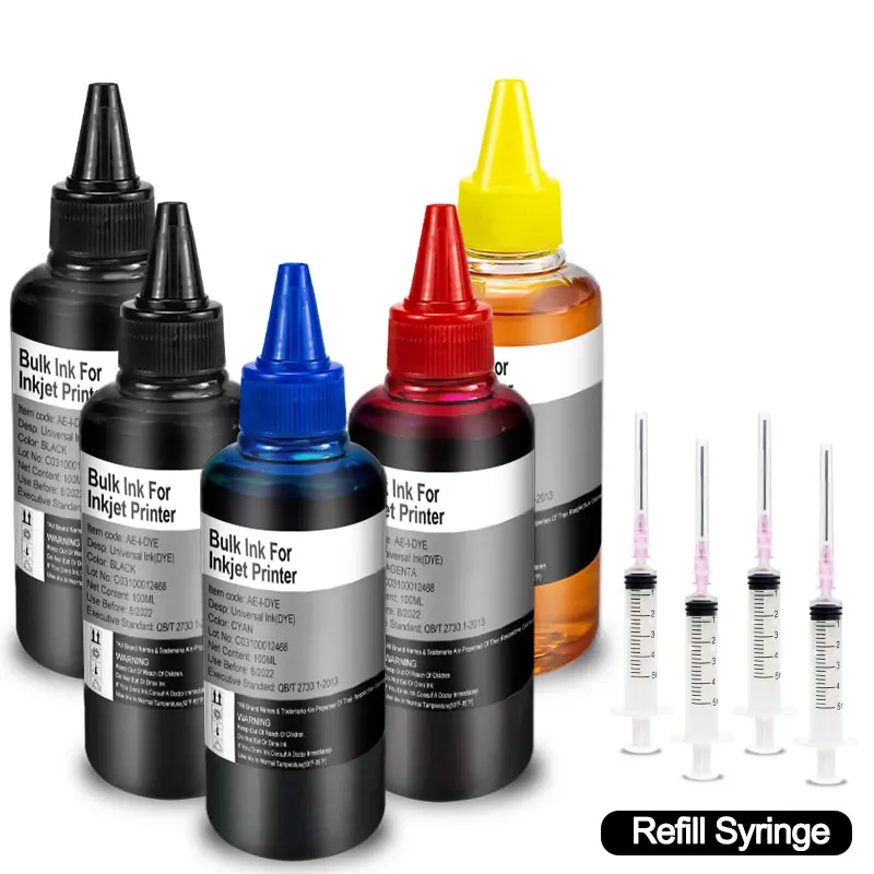 Description Picture 3 of itemALIZEO Universal Refill Ink Kit for Epson for Iconic Brand for HP for Brother Printer CISS Ink refillable printers dye Ink