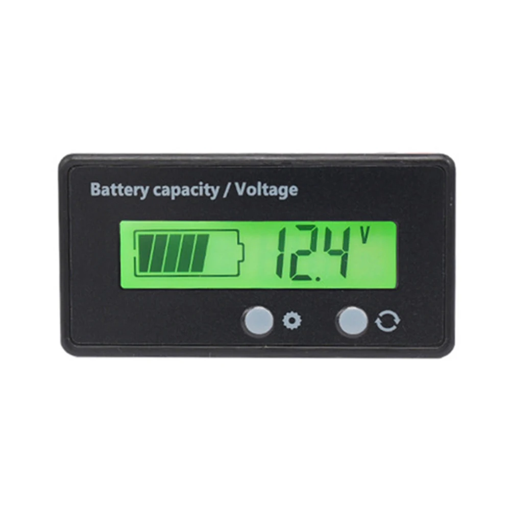 

DC 12V-72V Battery Meter Capacity Voltage Monitor Gauge Tester For RV Marine Boat Motorcycle