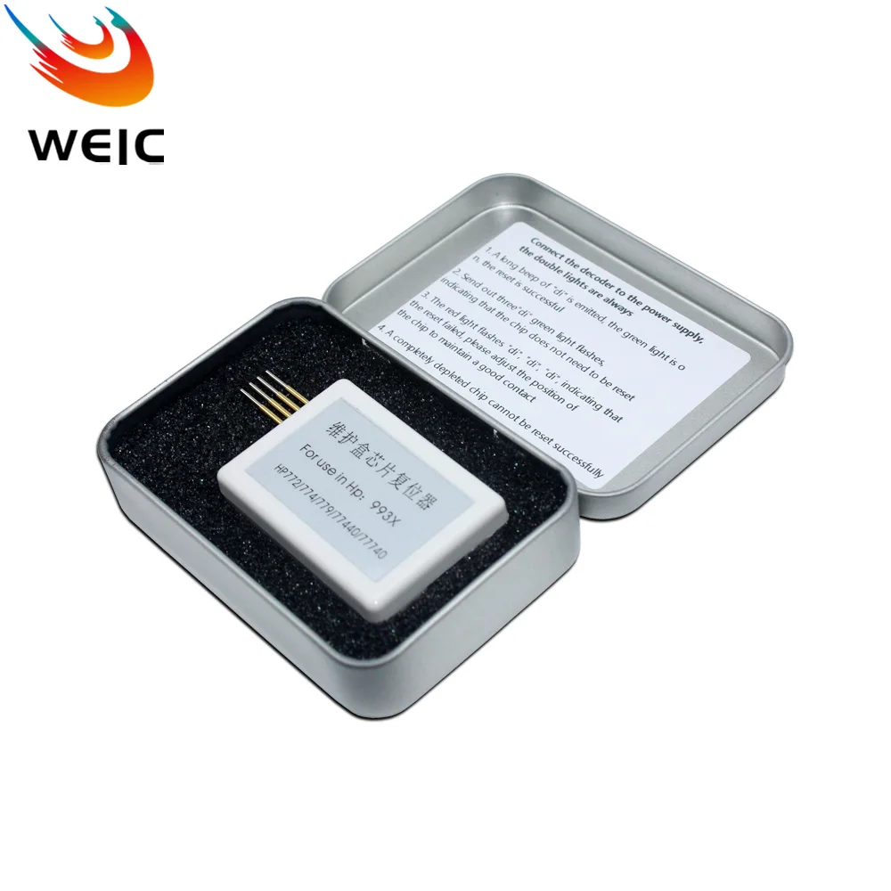 993X W1B44A Maintenance Tank Chip Resetter for HP Pagewide EnterPrise Color 765dn 780dn 785 77740 77440 Printer
