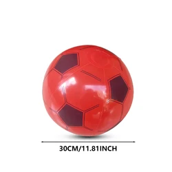 Durable Inflatable Sports Balls Set for Pool Parties and Beach Fun (1pcs-football)