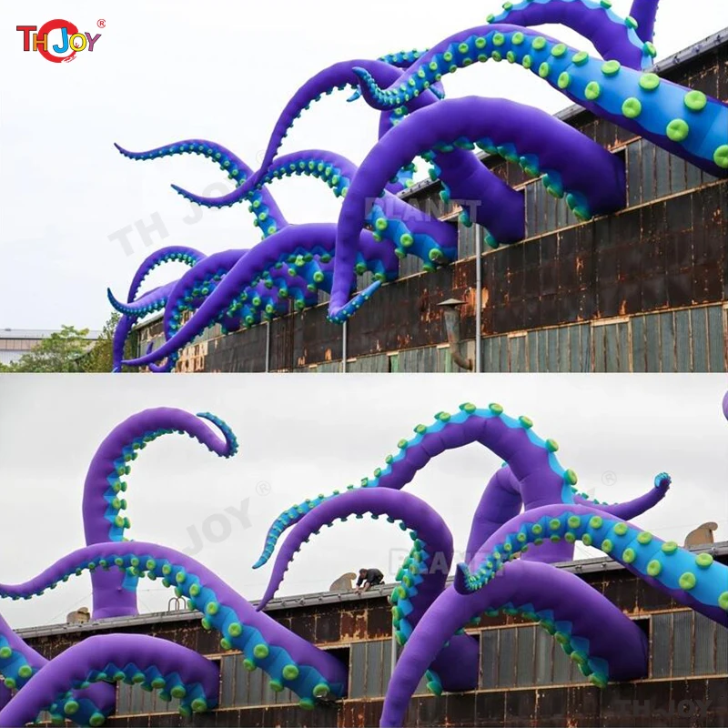 

Free Air Shipping 5m/17ft Tall Giant Inflatable Octopus Tentacles Inflatable Octopus Arms And Legs for Halloween Decoration