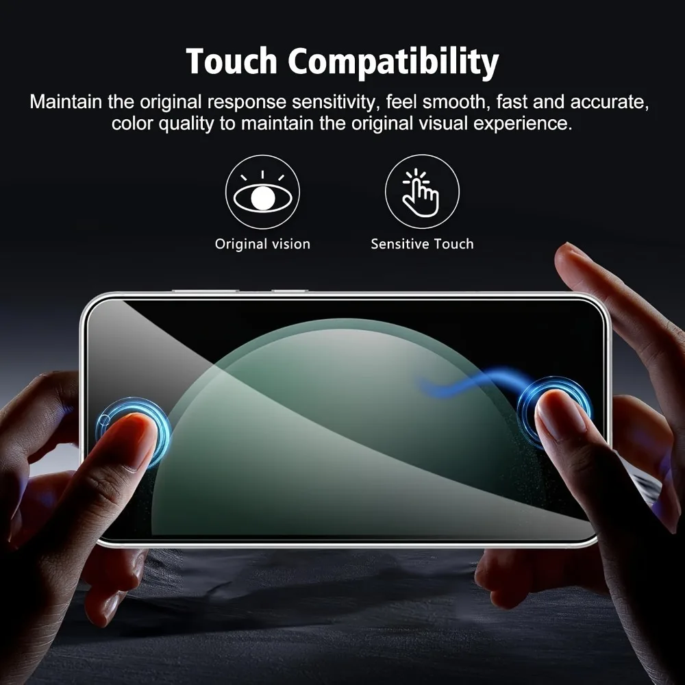 3 قطعة حامي شاشة الخصوصية لسامسونج غالاكسي A17 A16...