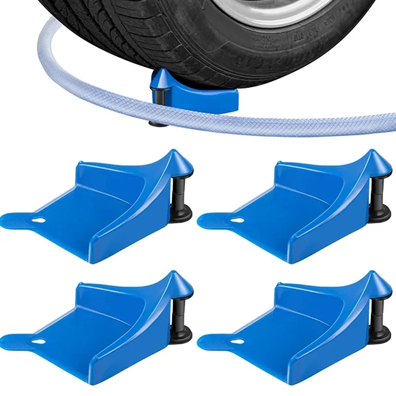 1Piece New Car Hose Guides Avoid Snagging Preventing Pressure Washer Hose Stuck Under The Tires Car Wash Tool Wheel Rollers