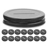 15Pcs Tinplate Covers Mason Jar Coin Bank Canning Lids Money Jar Caps Wide Mouth Jar Lids Regular Mouth Jars Home Decor Money 4
