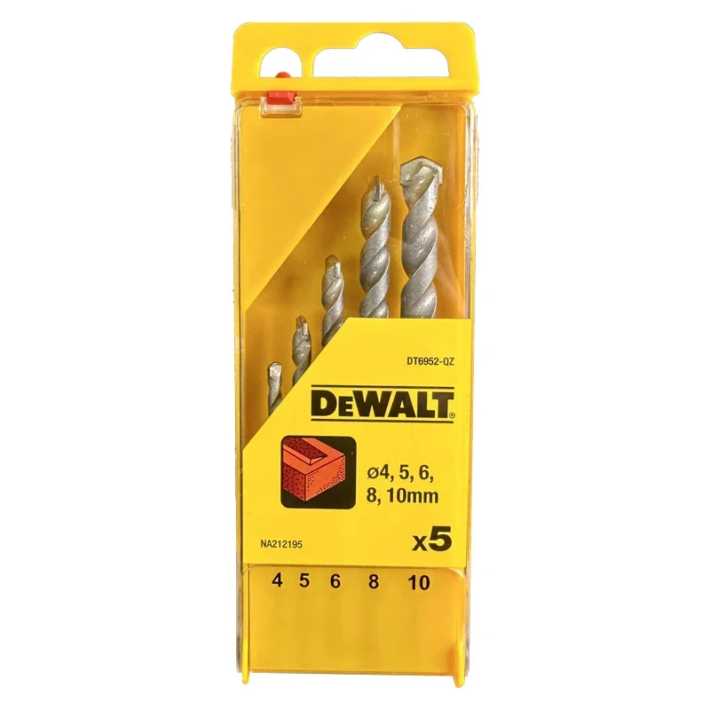 DEWALT DT6952-QZ Straight Shank Masonry Piece Drilling Set Power