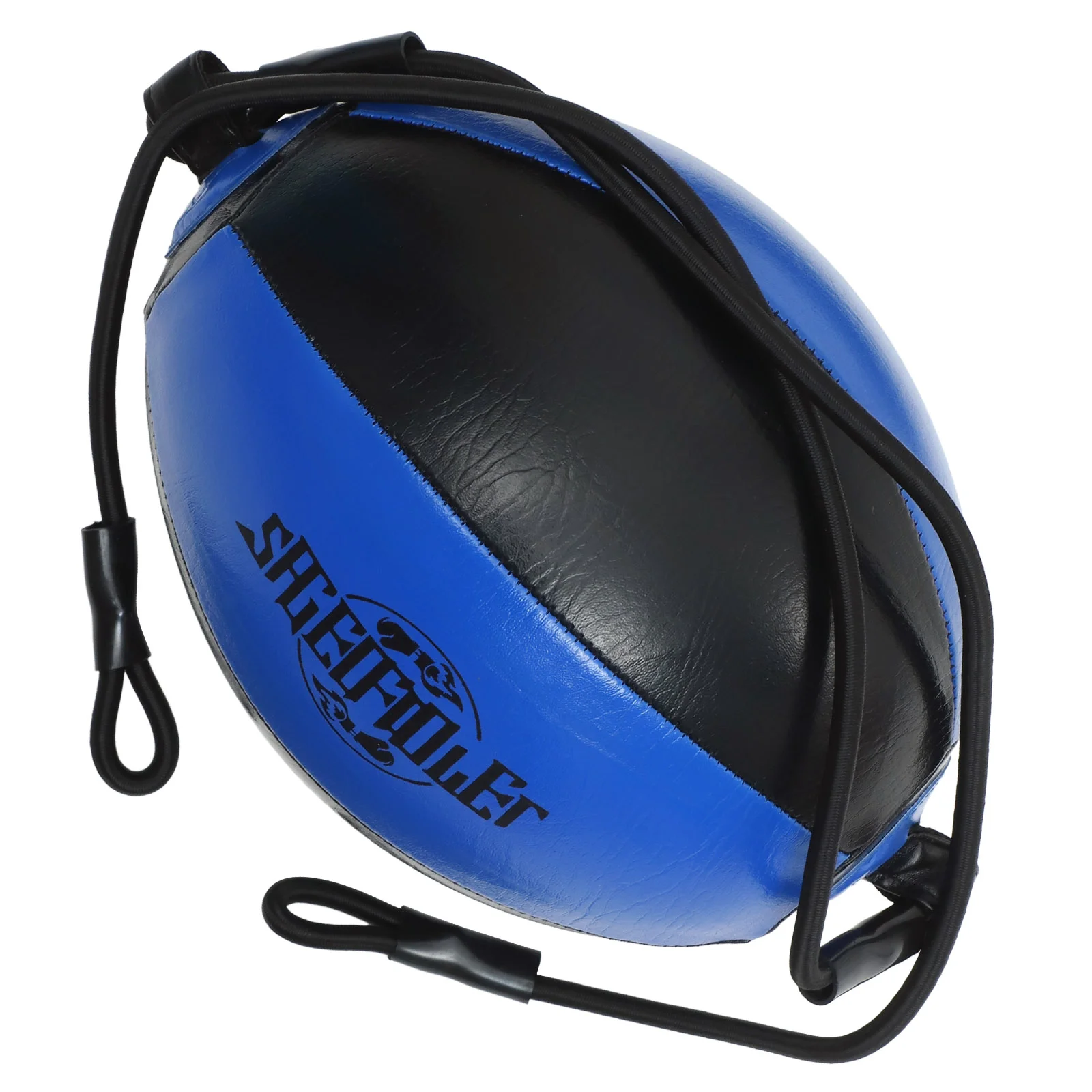 Boxing Ball Bag Training Ball Double-end Bags for Punching MMA Training Workout Exercise Agility (Black and Blue)