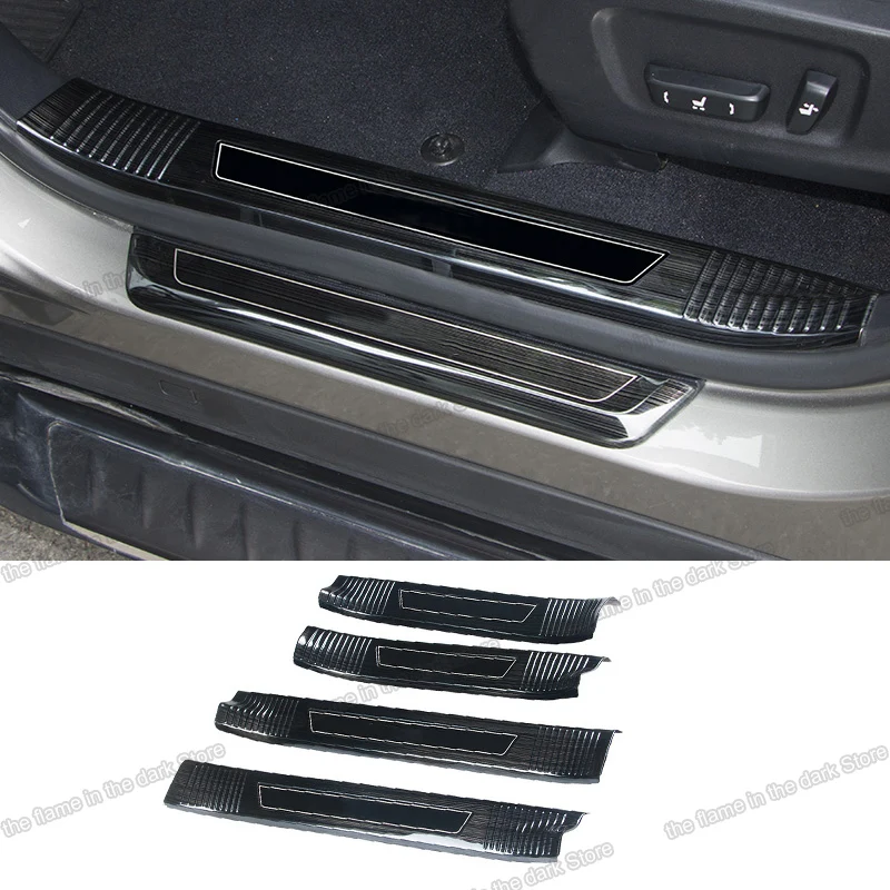 For Lexus Rx Rx200t Rx300 Rx50h Car Door Sill Threshold Trims Protector  Interior Accessories 2016 2017 2018 2019 2020 2021 - Car Stickers -  AliExpress