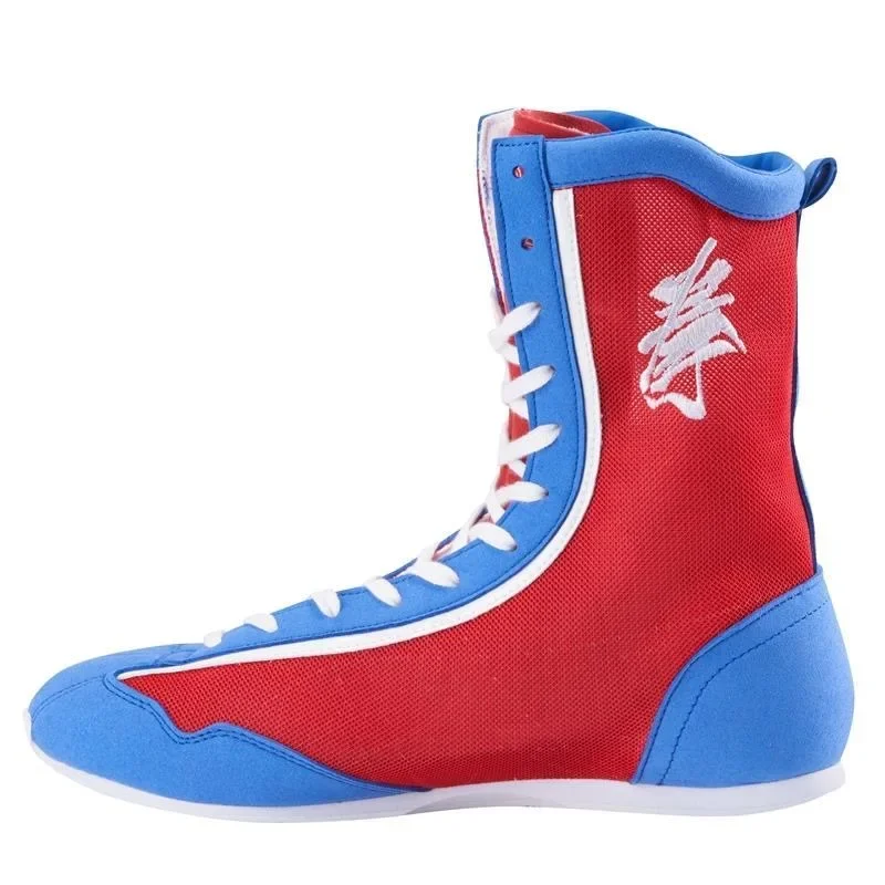 Professional Boxing Training Shoe Couples Red Wrestling Shoes Men Women Designer Flats Indoor Sports Shoe Fighting Boots Boy