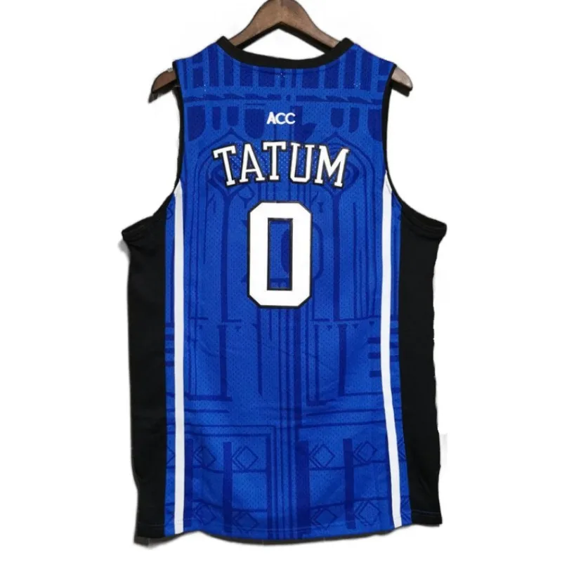 Basketball Jersey Men Women Oversize 0 Tatum Duke University Embroidery Sewing Breathable Sports High Street Hip Hop Sportswear basketball jerseys